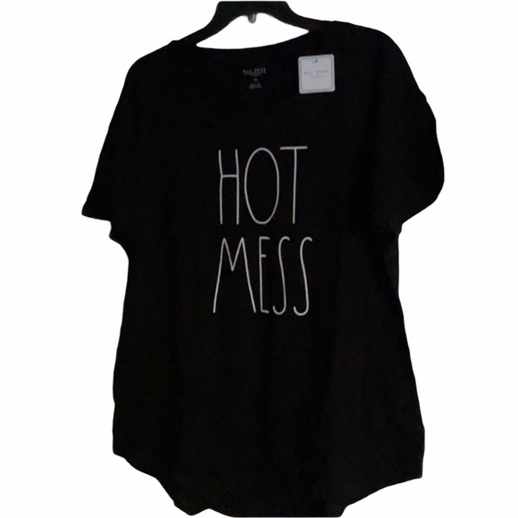 NEW Rae Dunn “Hot Mess” T shirt - Picture 3 of 5